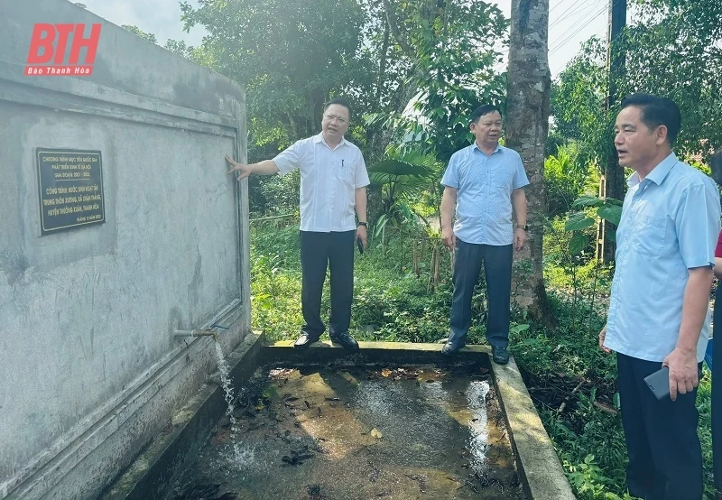 Giám sát Chương trình mục tiêu quốc gia phát triển kinh tế - xã hội tại huyện Thường Xuân