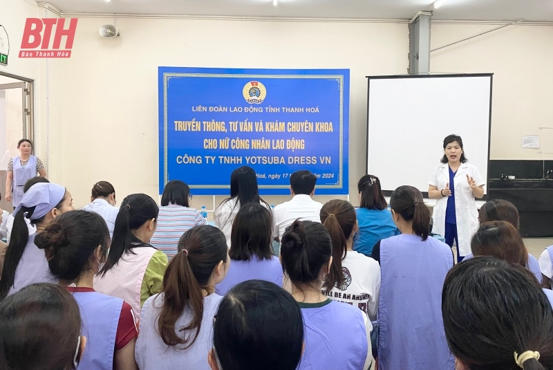 Tư vấn và khám chuyên khoa cho nữ công nhân, lao động