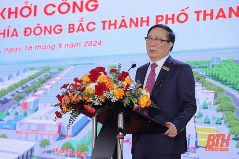 Khởi công Dự án Đầu tư xây dựng hạ tầng kỹ thuật Cụm công nghiệp phía Đông Bắc TP Thanh Hóa