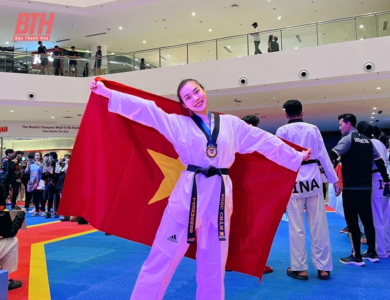 VĐV Phạm Ngọc Châm giành HCĐ tại Giải vô địch Taekwondo châu Á năm 2024