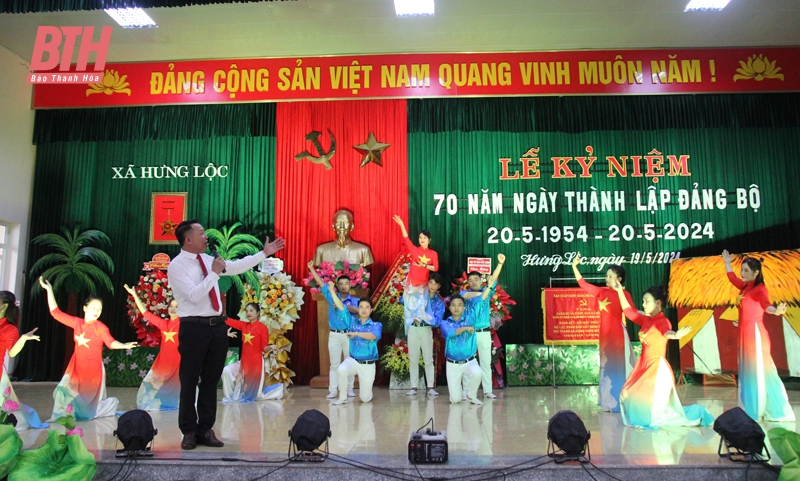 Kỷ niệm 70 năm thành lập Đảng bộ xã Hưng Lộc (Hậu Lộc)