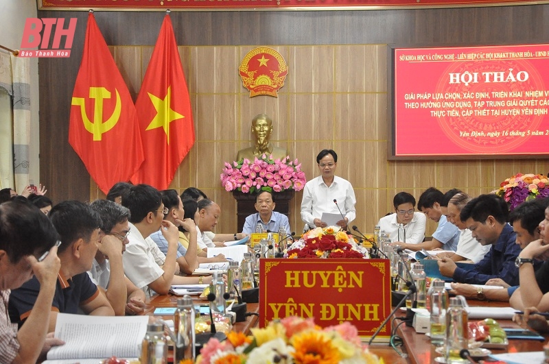 Nâng cao hiệu quả ứng dụng khoa học và công nghệ vào sản xuất tại huyện Yên Định