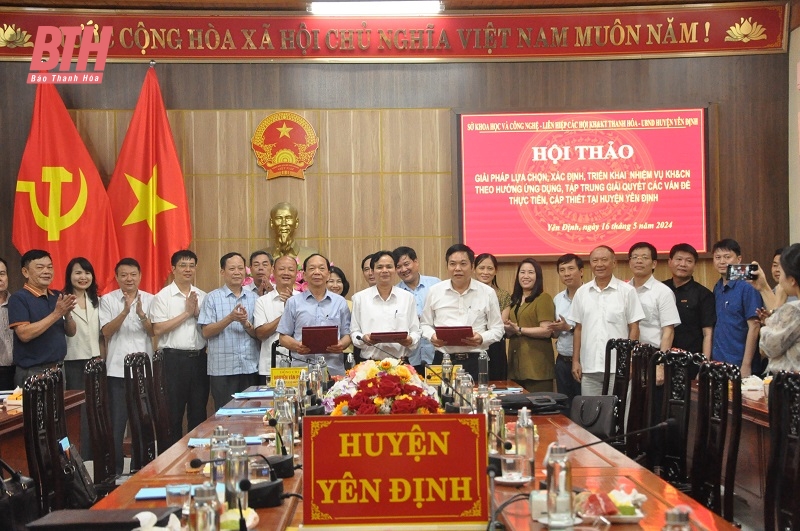 Nâng cao hiệu quả ứng dụng khoa học và công nghệ vào sản xuất tại huyện Yên Định