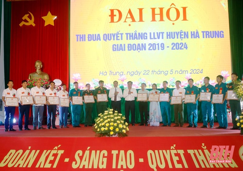 Đại hội Thi đua Quyết thắng lực lượng vũ trang link vào m88 mới nhất Hà Trung giai đoạn 2019-2024