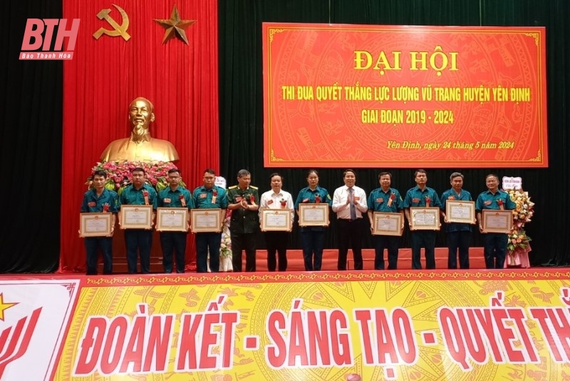 Đại hội Thi đua Quyết thắng lực lượng vũ trang huyện Yên Định giai đoạn 2019-2024