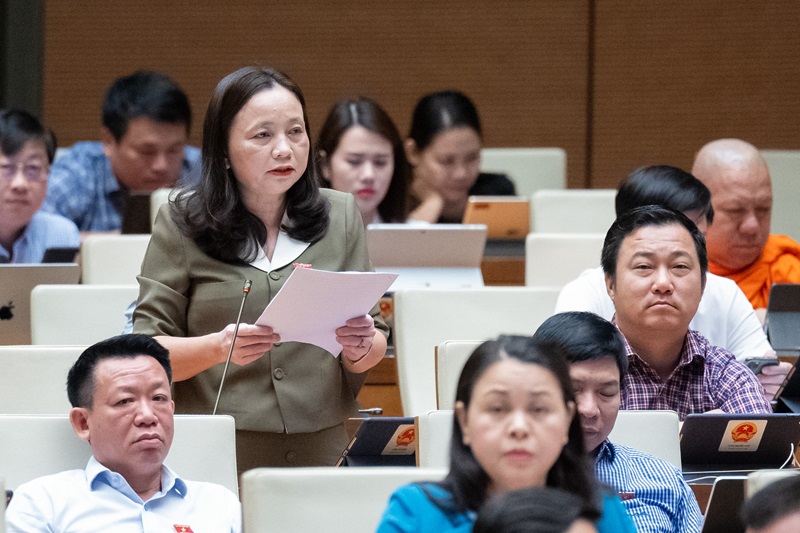 ĐBQH Cầm Thị Mẫn góp ý về một số nội dung còn ý kiến khác nhau của dự thảo Luật link vào m88 mới nhất (sửa đổi)
