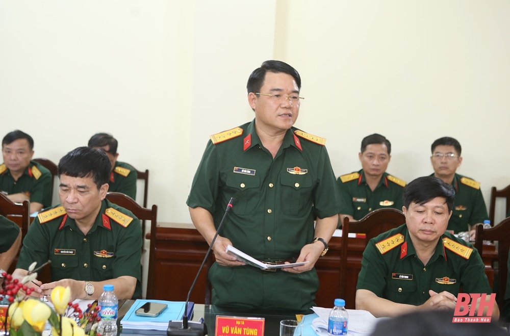 Bàn giao chức vụ Chỉ huy trưởng Bộ Chỉ huy Quân sự tỉnh Thanh Hóa