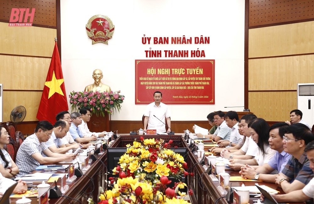 Triển khai hiệu quả kế hoạch tổ chức lấy ý kiến cử tri về chủ trương nhập huyện Đông Sơn vào TP Thanh Hóa và sắp xếp đơn vị hành chính trên địa bàn tỉnh
