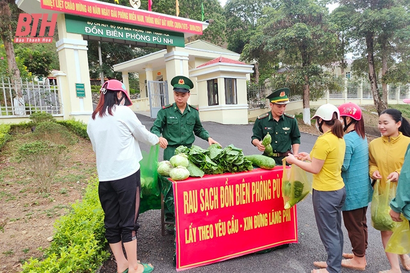 Đồn Biên phòng Pù Nhi tăng gia sản xuất, thực hành tiết kiệm