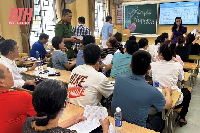 Công an phường Đông Sơn đẩy mạnh tuyên truyền phòng, chống tội phạm trên không gian mạng