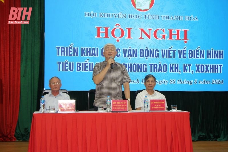 Vận động viết về điển hình tiên tiến trong phong trào khuyến học, khuyến tài, xây dựng xã hội học tập