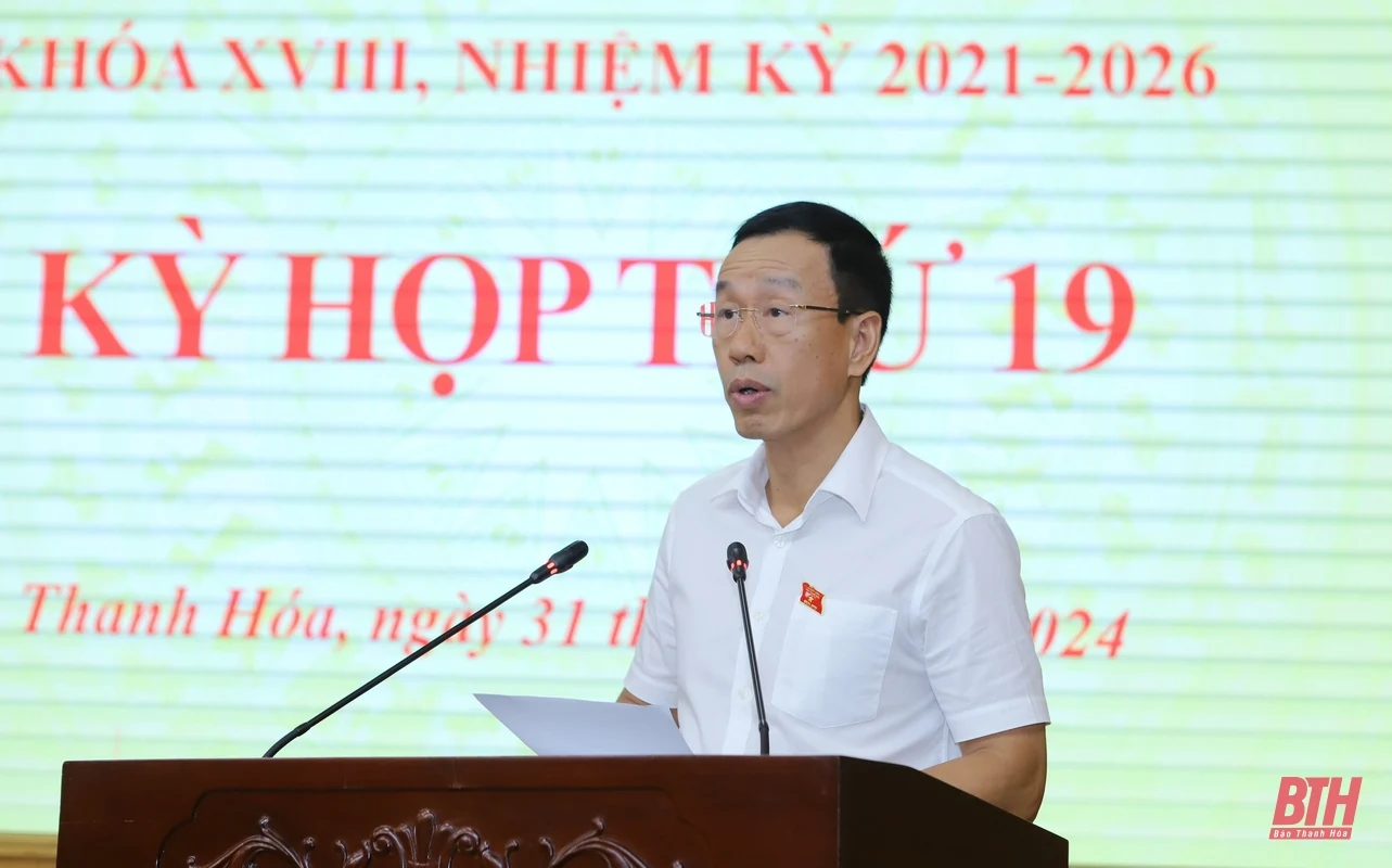 Kỳ họp thứ 19, HĐND tỉnh thông qua 33 Nghị quyết