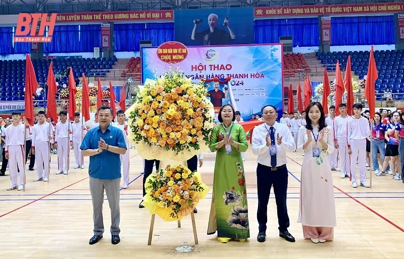 Hơn 1.100 vận động viên dự Hội thao ngành Ngân hàng Thanh Hóa