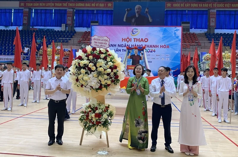 Hơn 1.100 vận động viên dự Hội thao ngành Ngân hàng Thanh Hóa