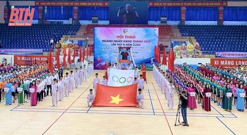 Hơn 1.100 vận động viên dự Hội thao ngành Ngân hàng Thanh Hóa