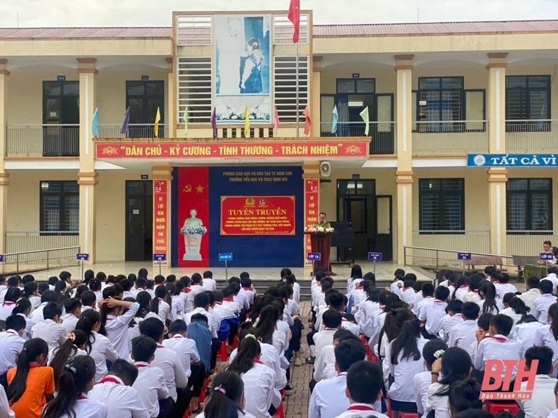 Thị xã Nghi Sơn: Tăng cường tuyên truyền về bảo vệ và phát triển rừng cho học sinh, sinh viên