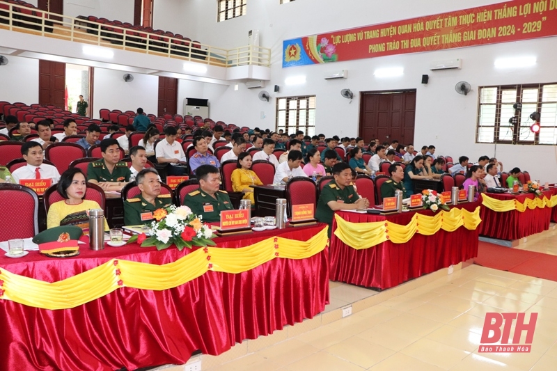 Đại hội thi đua Quyết thắng LLVT huyện Quan Hóa giai đoạn 2019-2024