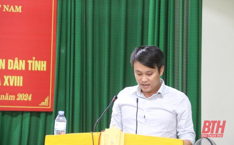 Đại biểu HĐND tỉnh tiếp xúc cử tri tại huyện Đông Sơn