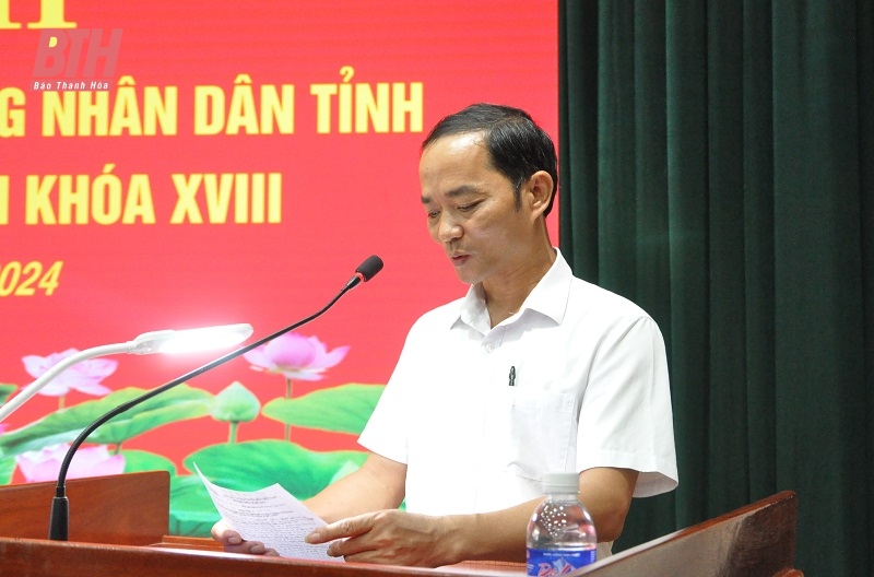 Đại biểu HĐND tỉnh tiếp xúc cử tri huyện Triệu Sơn