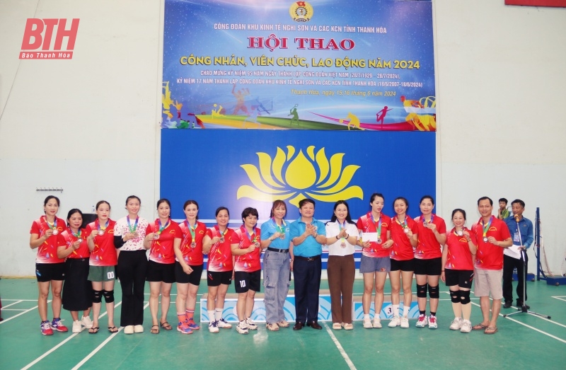 Bế mạc hội thao công nhân, viên chức, lao động Khu Kinh tế Nghi Sơn và các Khu công nghiệp tỉnh Thanh Hoá