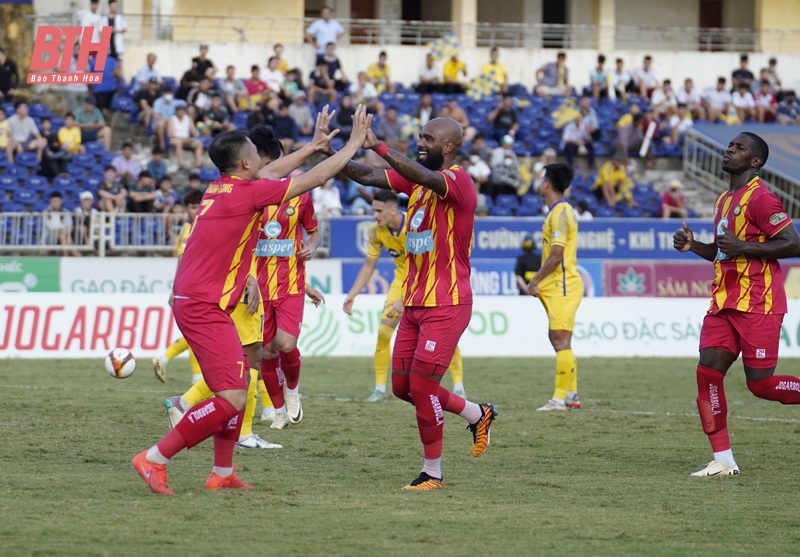 Đông Á Thanh Hóa đánh bại đội chủ nhà Sông Lam Nghệ An ở vòng 23 V.League 1 