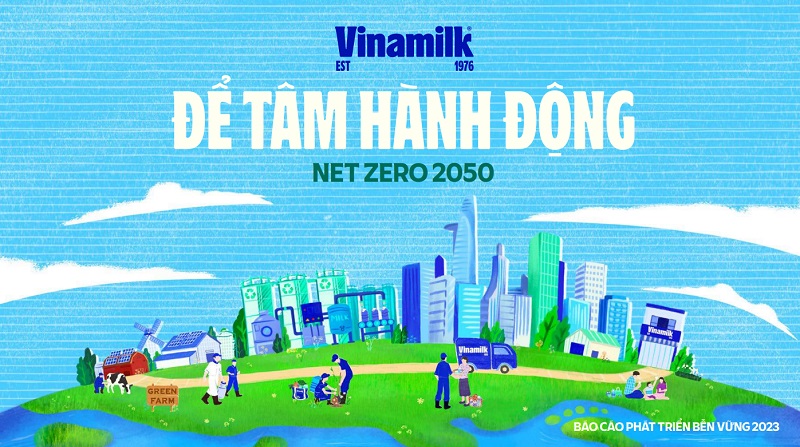 Vinamilk công bố báo cáo phát triển bền vững, chọn chủ đề Net Zero 2050