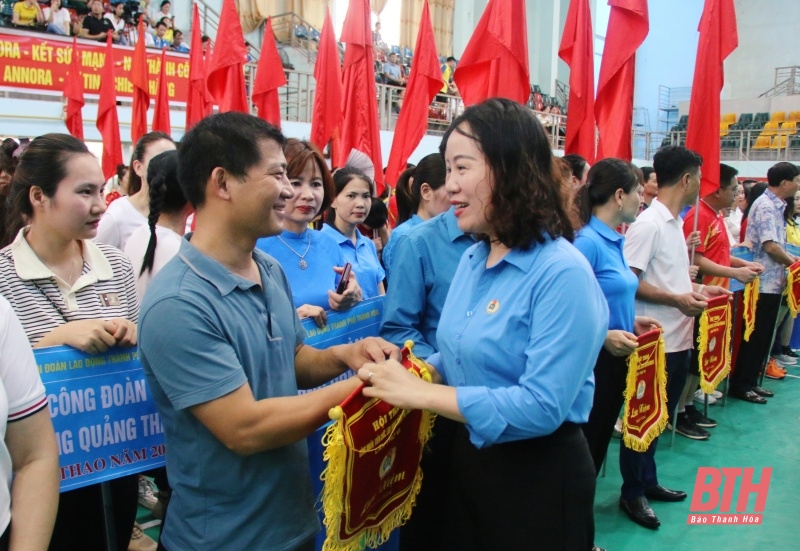Hơn 500 vận động viên tham gia hội thao công nhân, viên chức, lao động TP Thanh Hoá