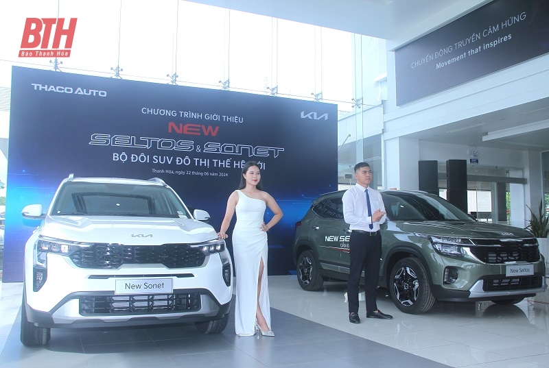 Kia New Sonet và Kia New Seltos - Bộ đôi SUV đô thị thế hệ mới chính thức ra mắt thị trường Thanh Hóa