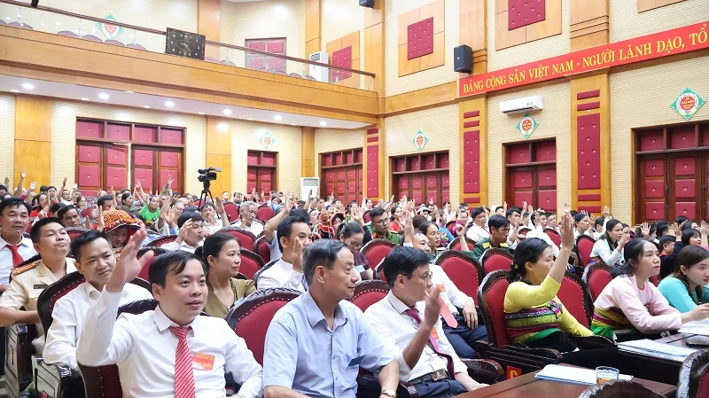 Đại hội đại biểu các dân tộc thiểu số huyện Cẩm Thuỷ lần thứ IV