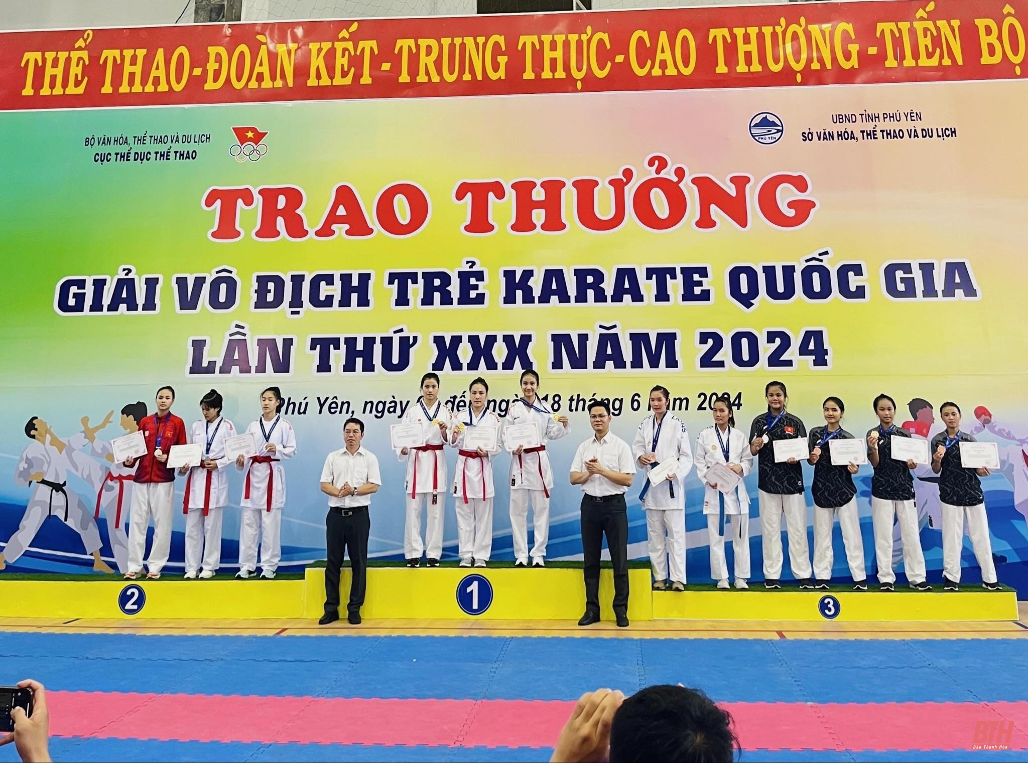 Võ sỹ trẻ Karate Thanh Hoá thi đấu thành công tại giải Vô địch trẻ quốc gia năm 2024