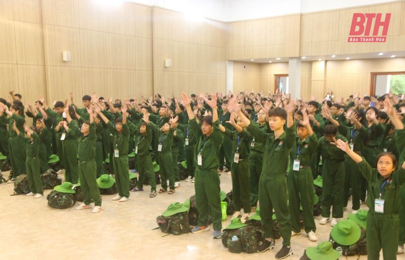 244 “chiến sĩ nhí hoàn thành chương trình “Học kỳ quân đội” tỉnh Thanh Hóa, đợt 2 năm 2024
