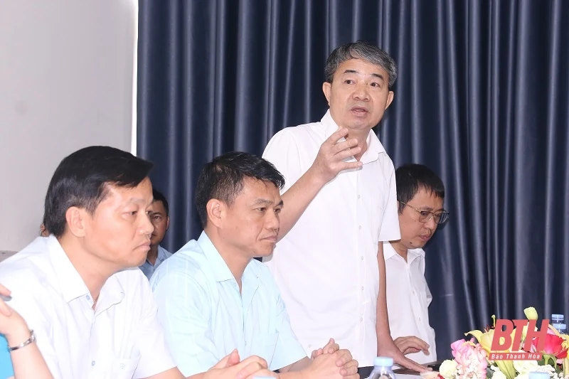 Kiểm tra tình hình triển khai các dự án của Tập đoàn Xuân Thiện và các dự án tại KCN Ngọc Lặc