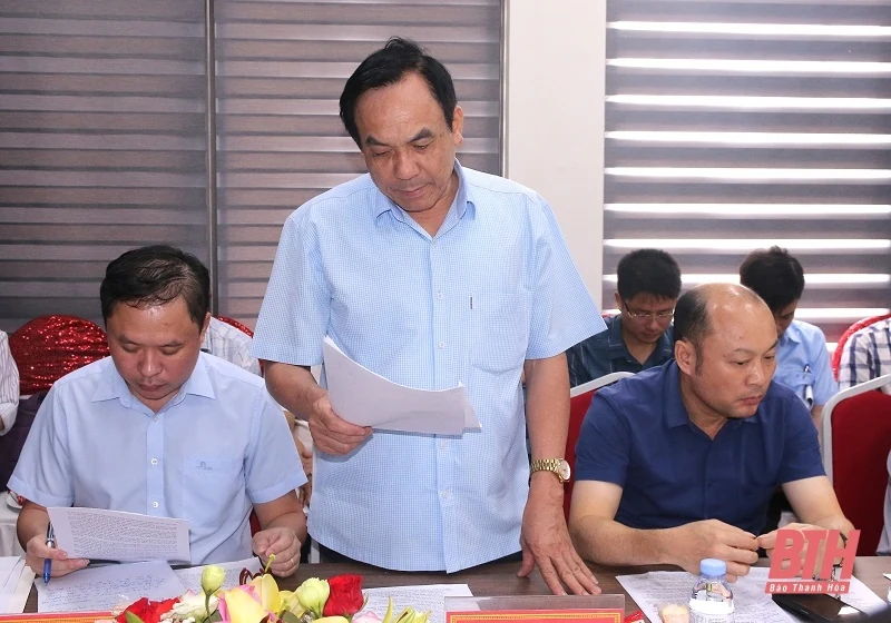Kiểm tra tình hình triển khai các dự án của Tập đoàn Xuân Thiện và các dự án tại KCN Ngọc Lặc