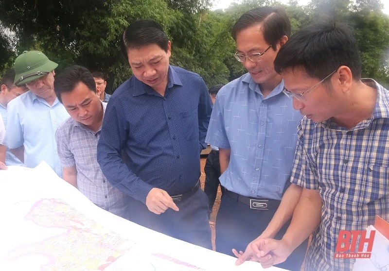 Kiểm tra tình hình triển khai các dự án của Tập đoàn Xuân Thiện và các dự án tại KCN Ngọc Lặc