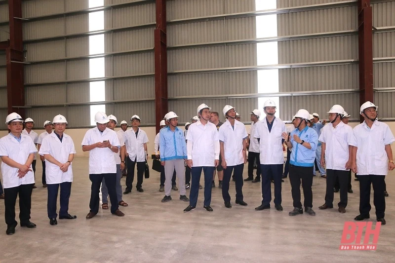 Kiểm tra tình hình triển khai các dự án của Tập đoàn Xuân Thiện và các dự án tại KCN Ngọc Lặc