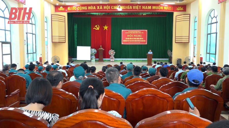 Vĩnh Lộc: Tập huấn công tác phòng chống thiên tai và diễn tập xử lý tình huống năm 2024