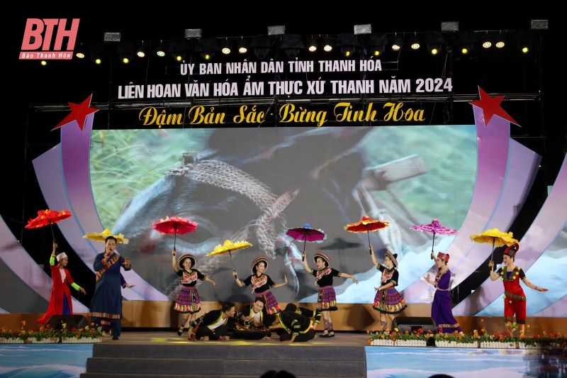 Khai mạc Liên hoan văn hóa ẩm thực xứ Thanh năm 2024: “Đậm bản sắc - Bừng tinh hoa” 