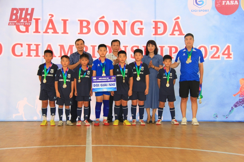 U10 Việt Hùng Thanh Hóa và U9 Gia Bảo Hải Dương vô địch Giải bóng đá U10 Championship 2024