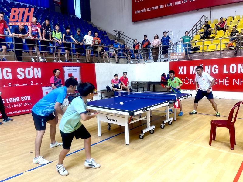 Khai mạc Giải cầu lông, bóng bàn gia đình tỉnh Thanh Hóa năm 2024