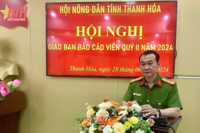 Hội Nông dân tỉnh tổ chức hội nghị Báo cáo viên quý II năm 2024