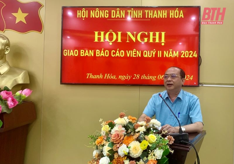 Hội Nông dân tỉnh tổ chức hội nghị Báo cáo viên quý II năm 2024