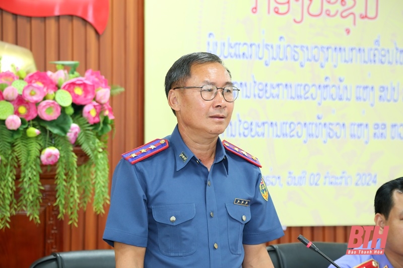 Trao đổi kinh nghiệm hoạt động của VKSND tỉnh Thanh Hoá và VKSND tỉnh Hủa Phăn