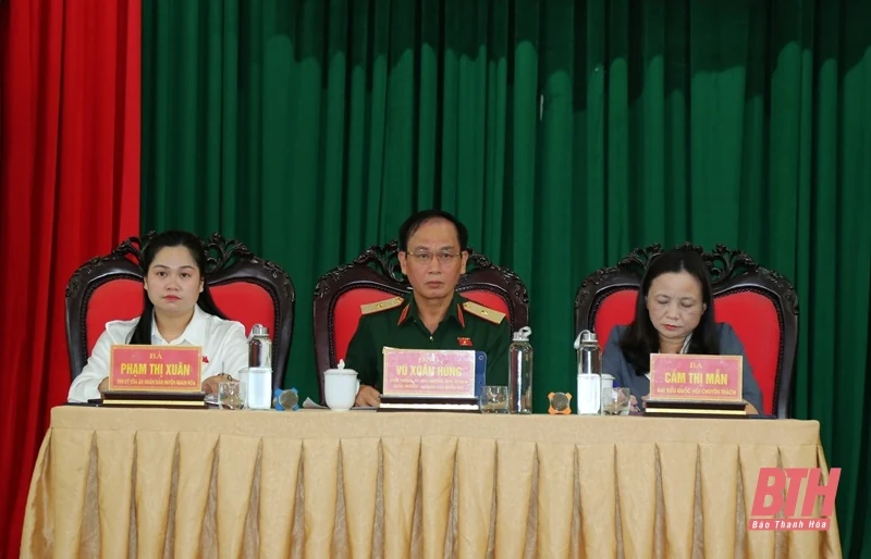 Đoàn ĐBQH tỉnh Thanh Hoá tiếp xúc cử tri huyện Đông Sơn