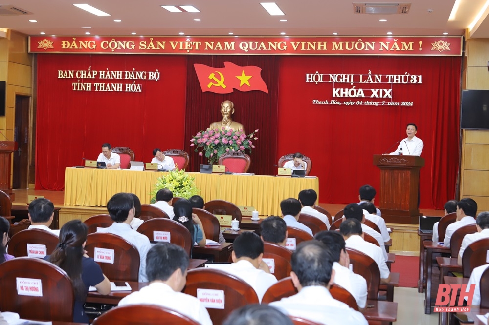Hội nghị Ban Chấp hành Đảng bộ link vào m88 mới nhất lần thứ 31: Đánh giá tình hình 6 tháng đầu năm; nhiệm vụ trọng tâm 6 tháng cuối năm 2024