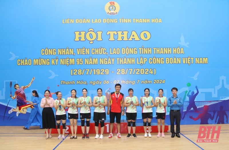 Bế mạc hội thao công nhân, viên chức, lao động tỉnh Thanh Hóa