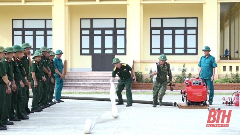 Bộ CHQS tỉnh Thanh Hóa chủ động ứng phó trước mùa mưa bão