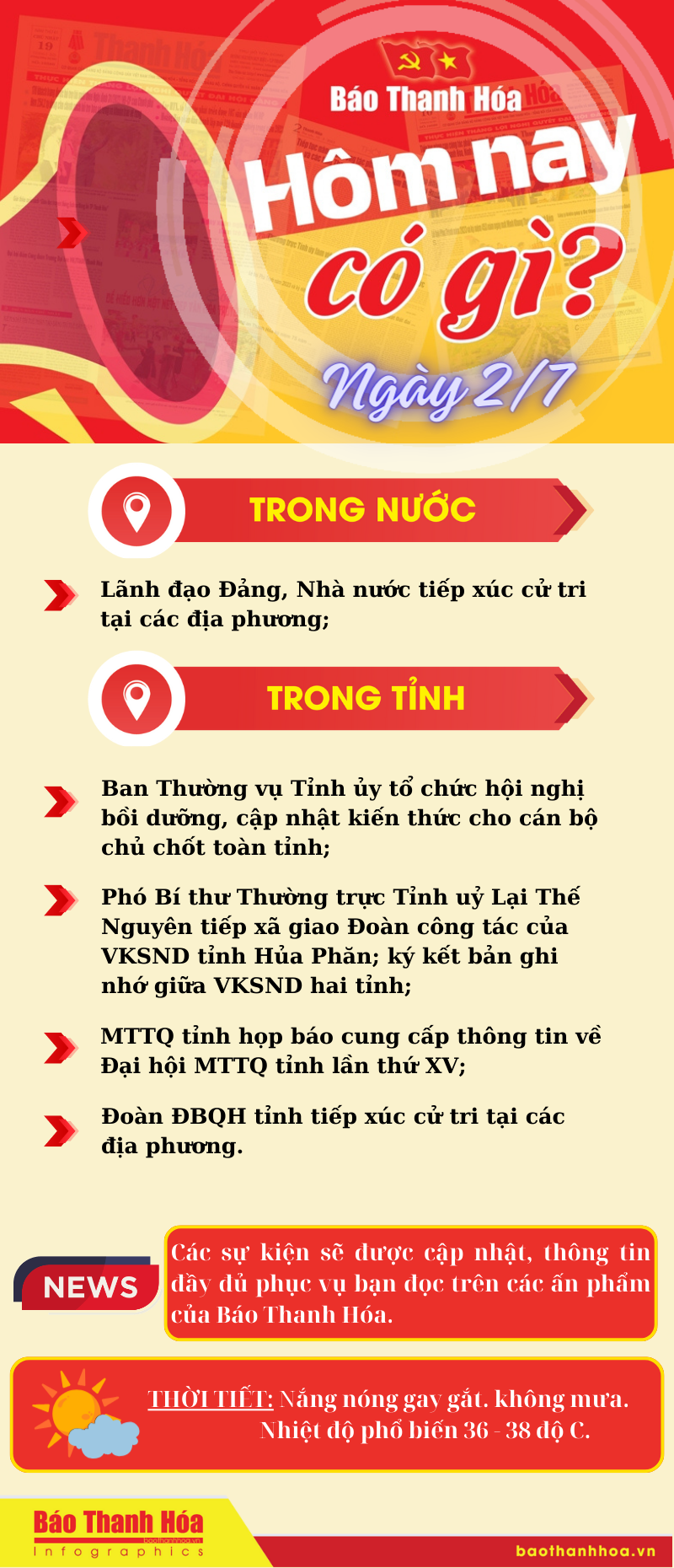 kèo nhà cái m88 có gì? - Sự kiện nổi bật ngày 2/7/2024