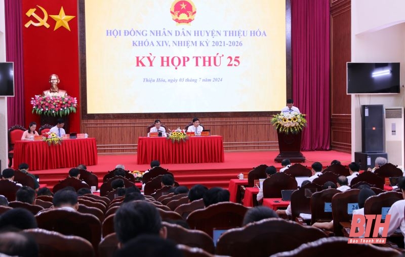Kỳ họp thứ 25, HĐND huyện Thiệu Hoá khoá XIV, nhiệm kỳ 2021-2026