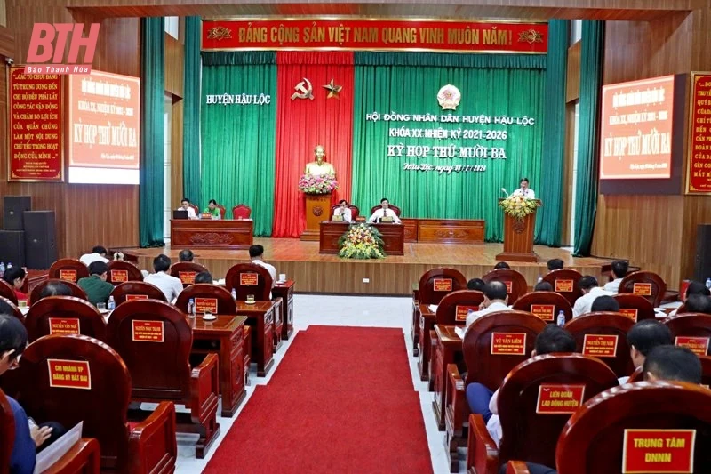 HĐND huyện Hậu Lộc quyết nghị 3 nghị quyết quan trọng 