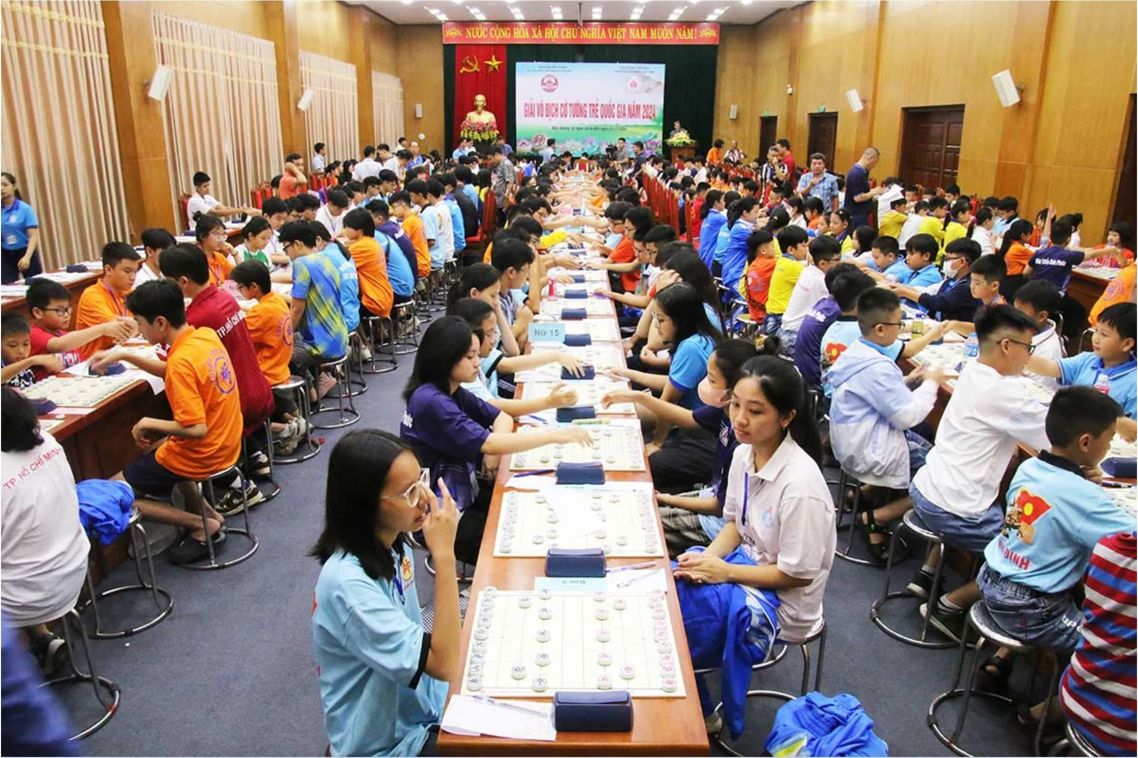 Thanh Hoá xuất sắc giành “vàng” tại giải Vô địch Cờ tướng trẻ quốc gia năm 2024